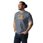 TakeShape Adventures - unisex-organic-cotton-t-shirt-dark-heather-blue-front-64b4d28e9c86c.jpg