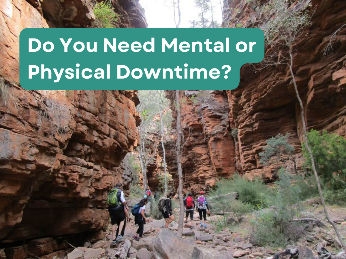 Do You Need Mental or Physical Downtime? 1 TakeShape Adventures - Blog covers