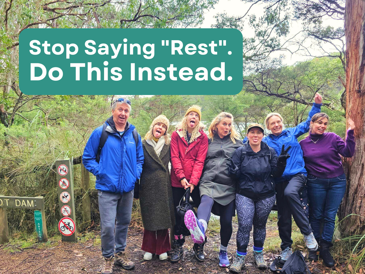 Stop Saying "Rest". Do This Instead. 1 TakeShape Adventures - Blog covers