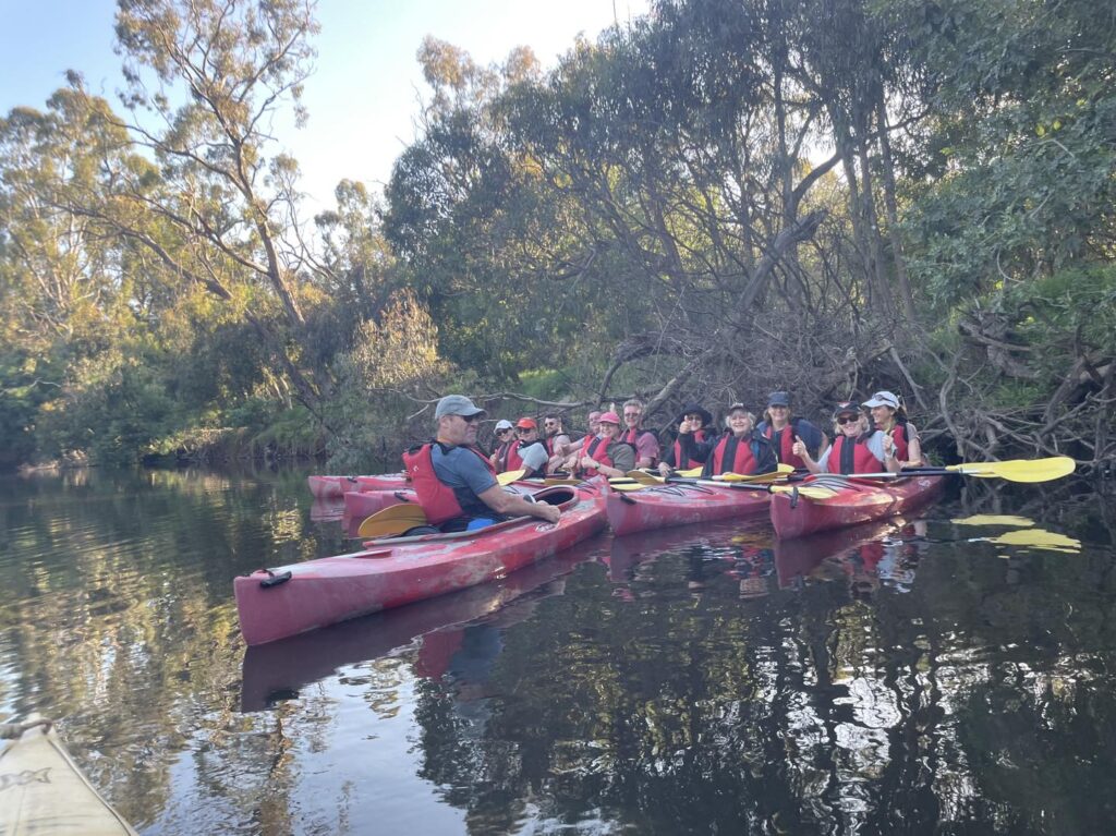 What Kayakers Can Teach Us About Living Well 4 jan 23 sunset kayak