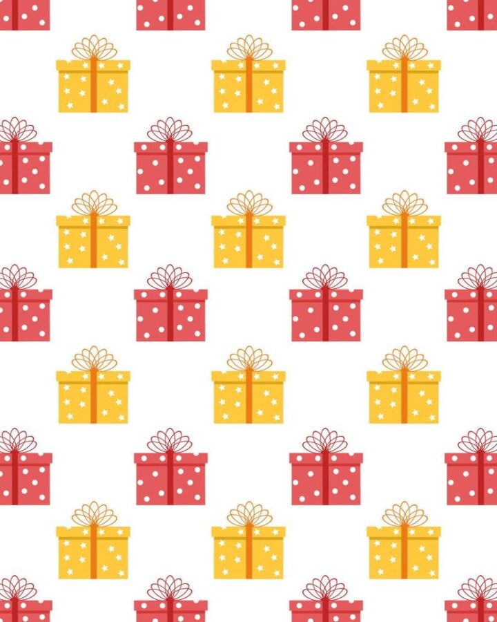 TakeShape Adventures - boxing-day-sale-seamless-pattern-design-with-glove-and-gift-box-for-promotion-or-shopping-on-template-hand-drawn-cartoon-flat-illustration-vector