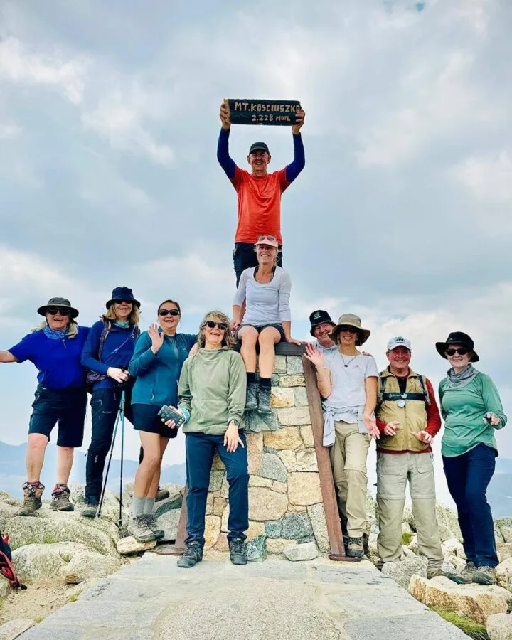 Hikers at Kosciuszko