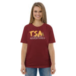 TakeShape Adventures - unisex-organic-cotton-creator-2.0-t-shirt-burgundy-front-6a1bcc6c90091.jpg