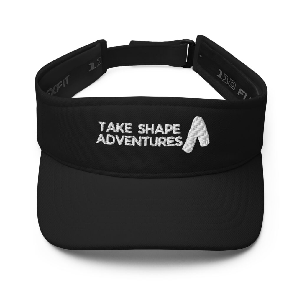 TakeShape Adventures - visor-black-front-6a7155b5046a2.jpg